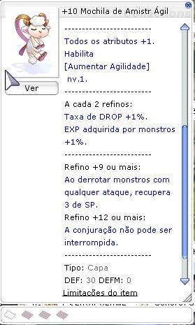 +10 Mochila de Amistr ÁGIL [1] (NIDHOGG)