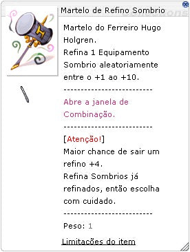 Martelo de Refino Sombrio (NIDHOGG)